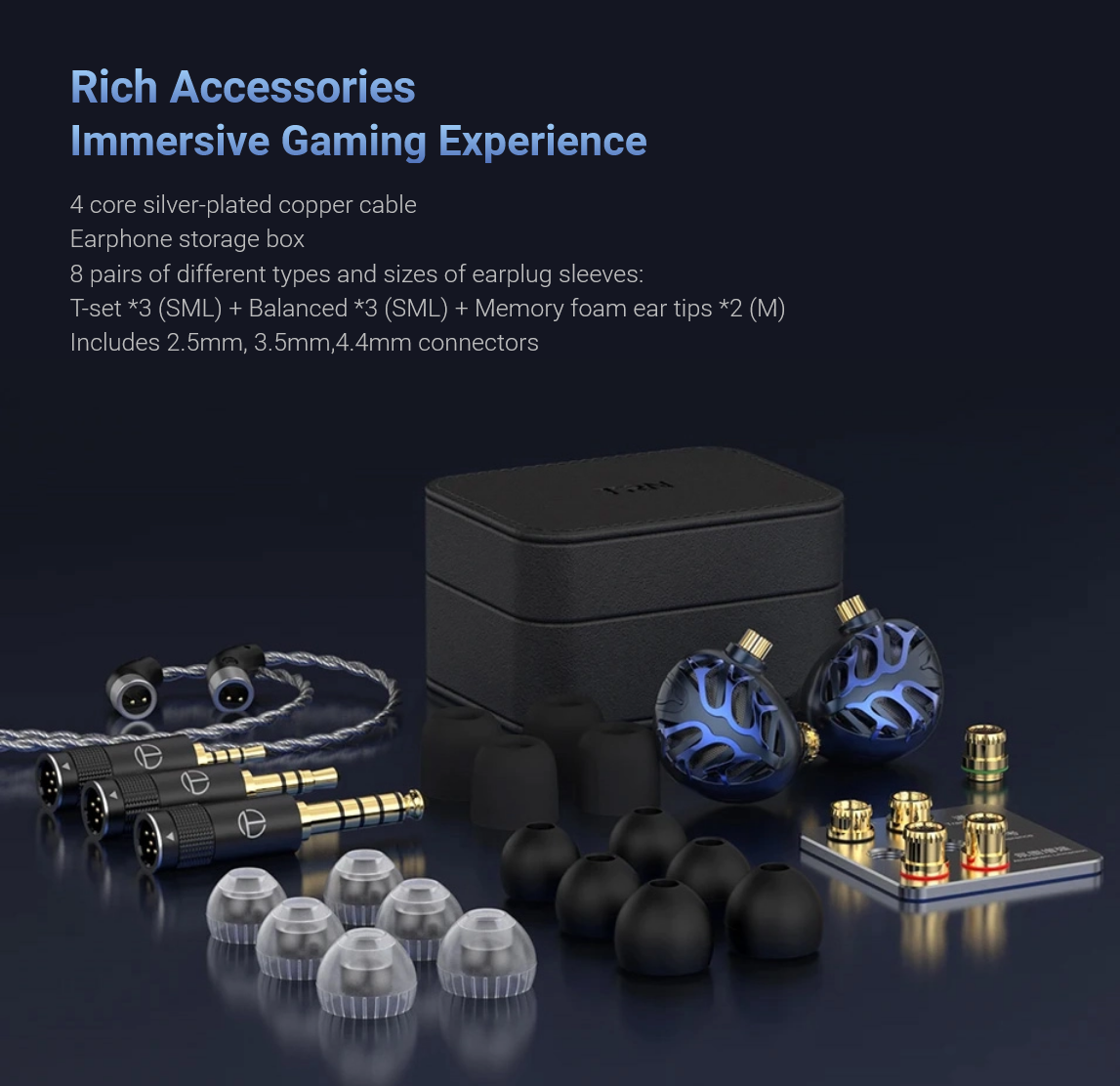 TRN Azure Dragon Flagship Planar Diaphragm Earphones