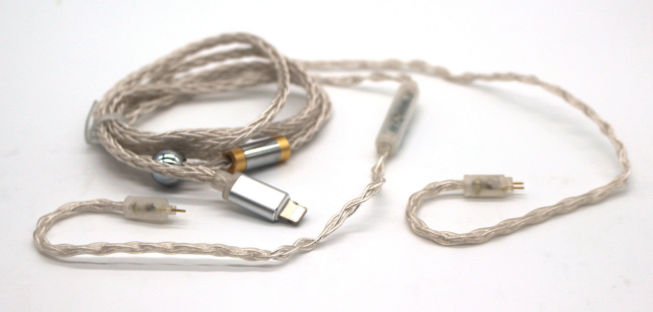 Alpha & Delta 8 Core Silver plated Copper 0.78mm 2 pin cable mark 2