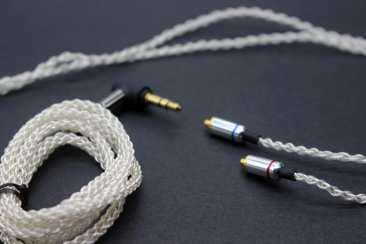 Alpha & Delta 8 Core Silver plated Copper MMCX Upgradeble Cable