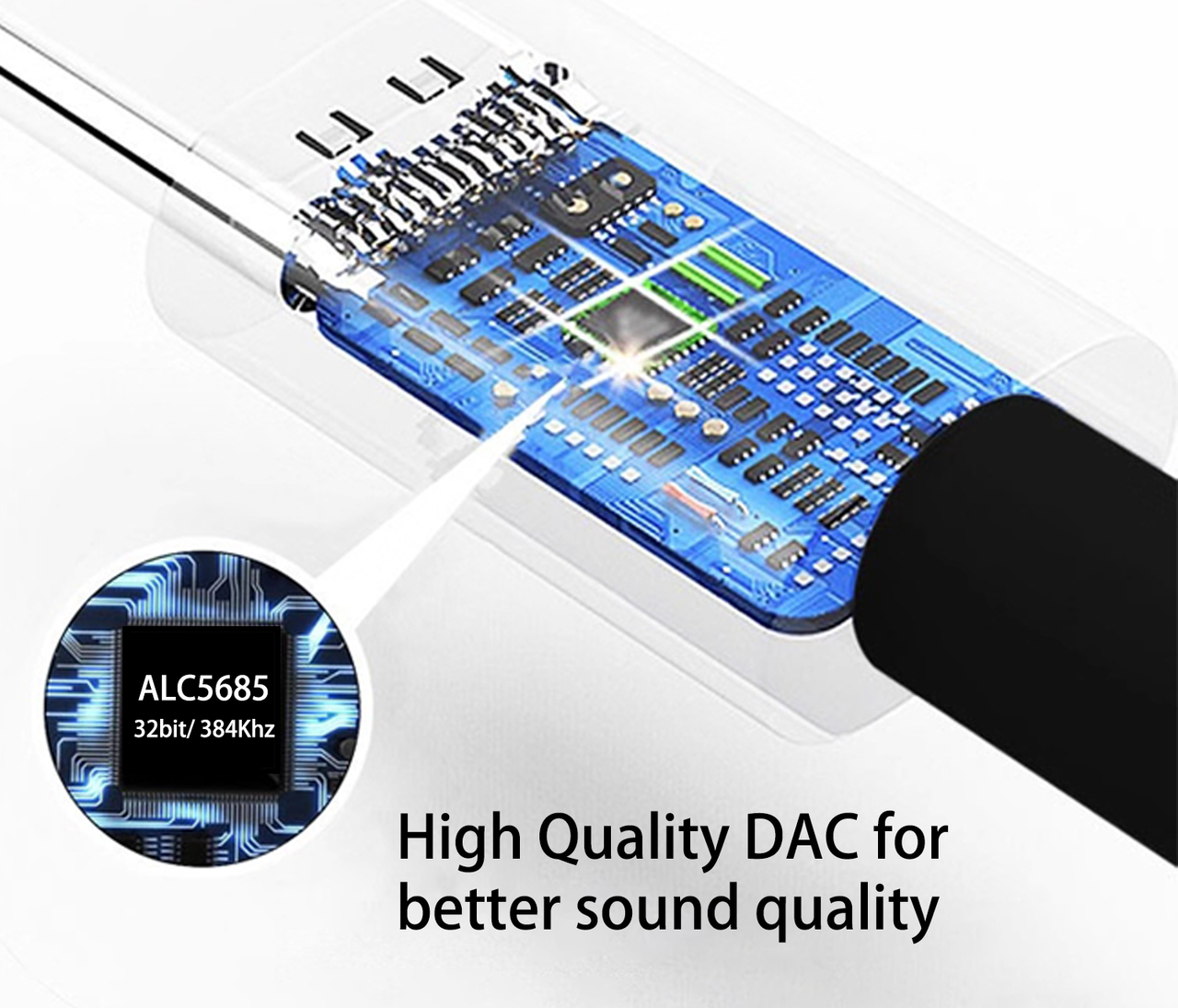 Alpha & Delta Type-C adapter with internal DAC mk2