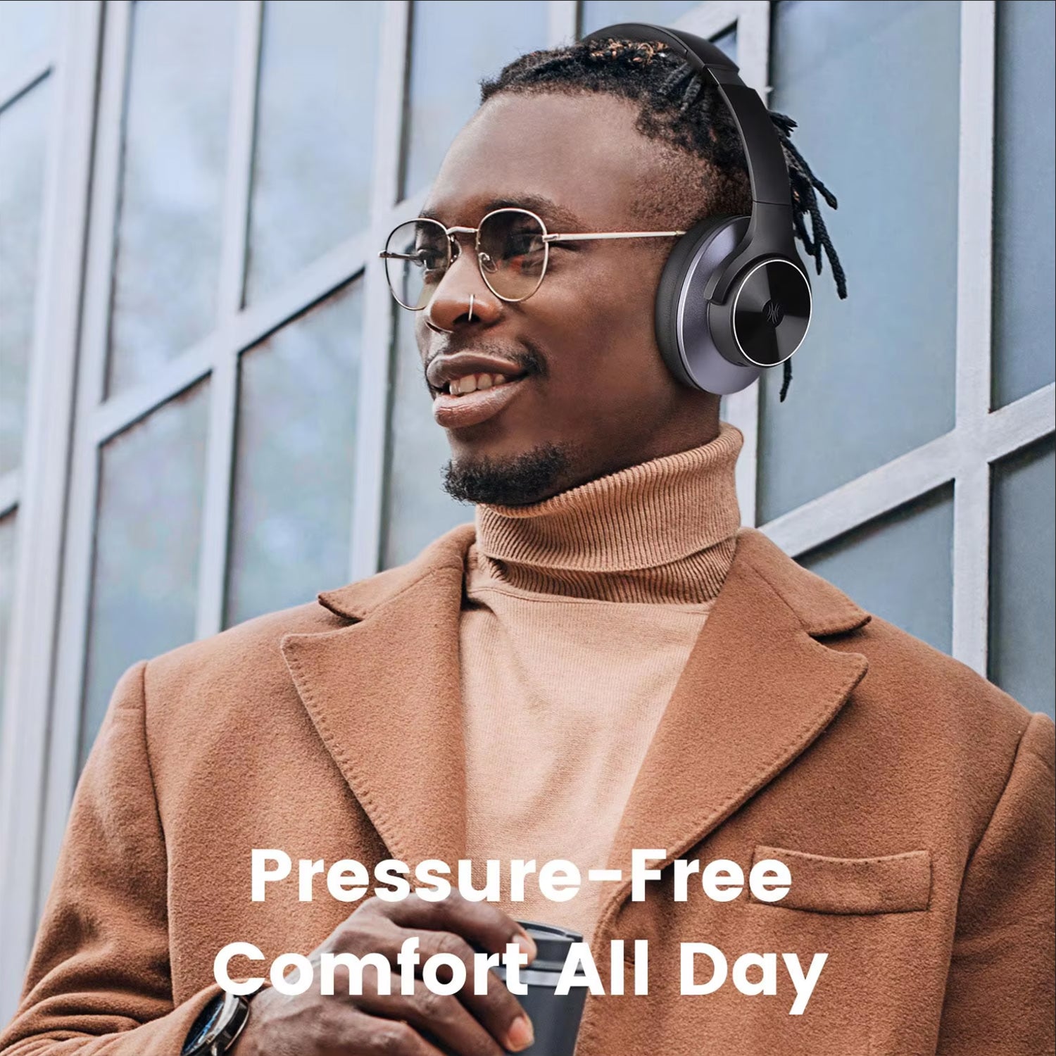 OneOdio A10 Active Noise Cancelling (ANC) Wireless Headphone with Mic and Fast Charging