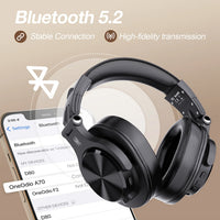 OneOdio A70 Wireless Headphones With Mic Bluetooth 5.2 Headset Over Ear Professional Recording Studio Monitor