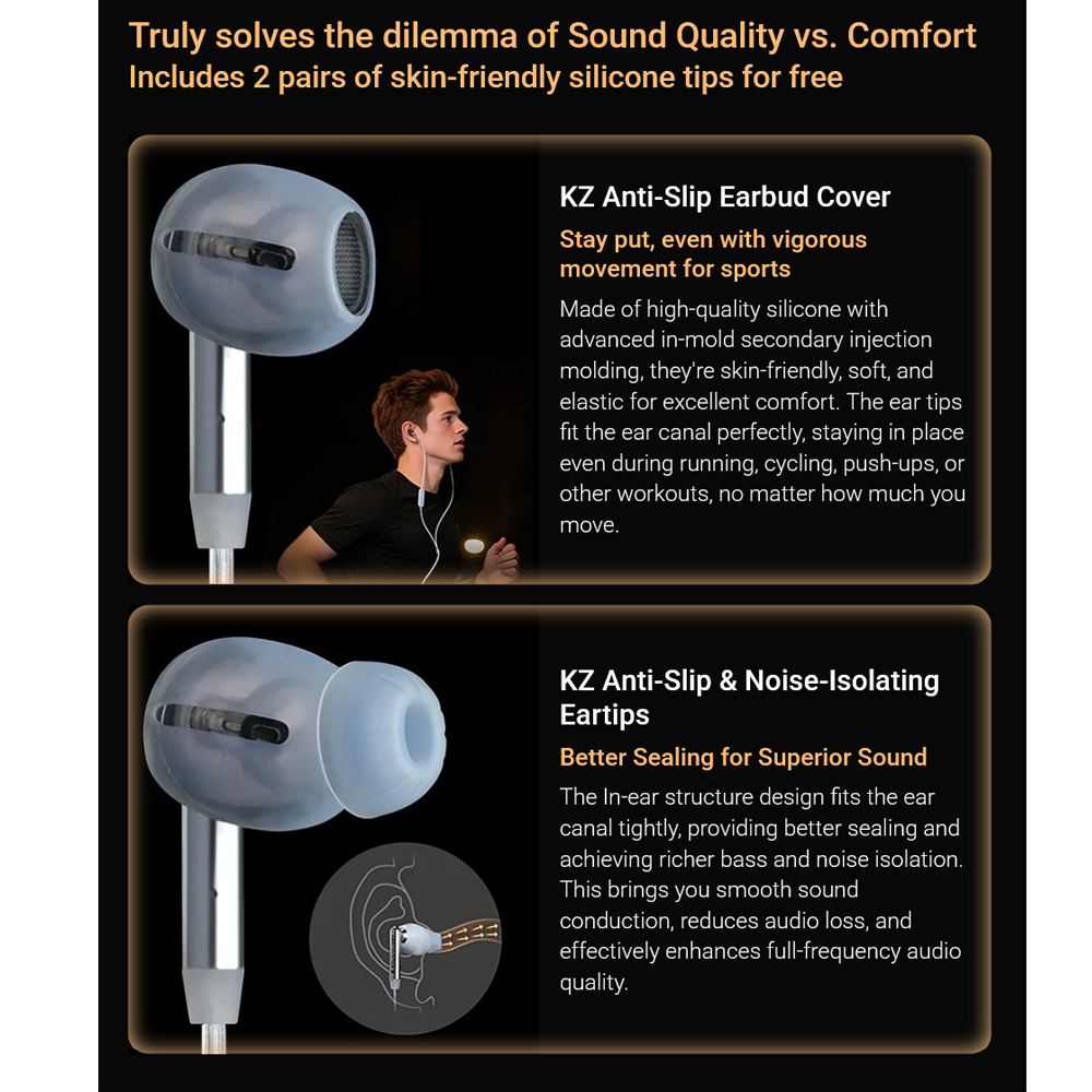 KZ Duet Dual Dynamic Driver Earbud