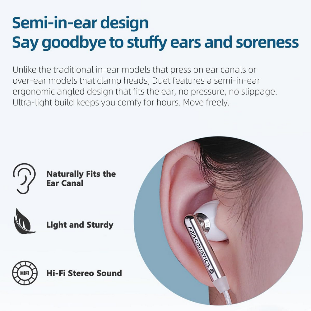 KZ Duet Dual Dynamic Driver Earbud