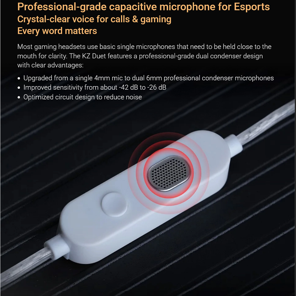 KZ Duet Dual Dynamic Driver Earbud